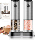 Electric Salt and Pepper Grinder- Automatic Battery Pepper Mill Shakers Kitchen by ioion