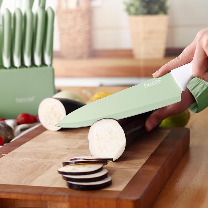 hecef 15 Pieces Kitchen Knife Set - Image 7