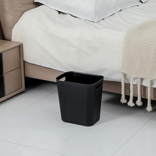 UUJOLY Plastic Trash Can Wastebasket, Garbage Container Basket - Image 3