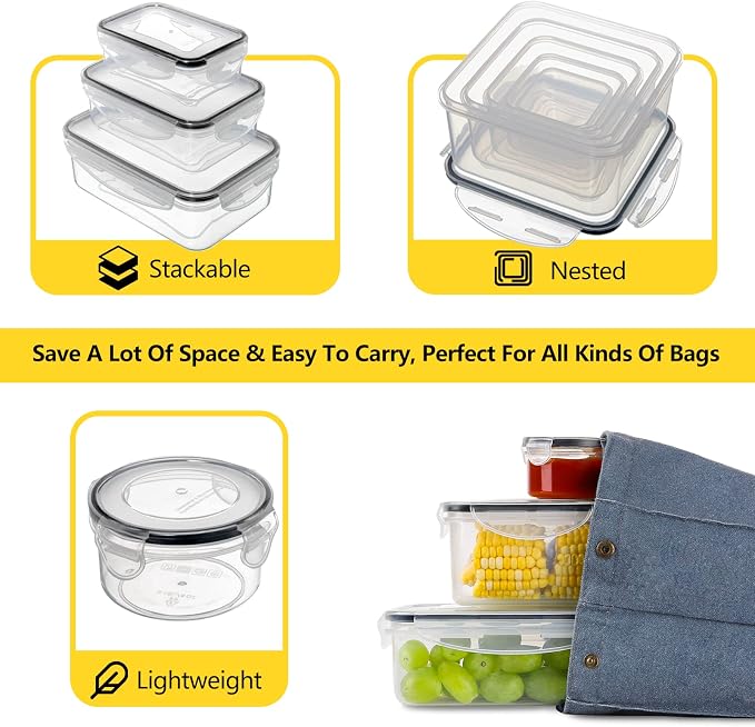34 PCS Food Storage Container - Image 4