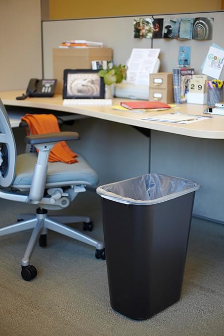 Rubbermaid Commercial Wastebasket Trash Container, 41QT/10.25 GAL, Stackable - Image 2