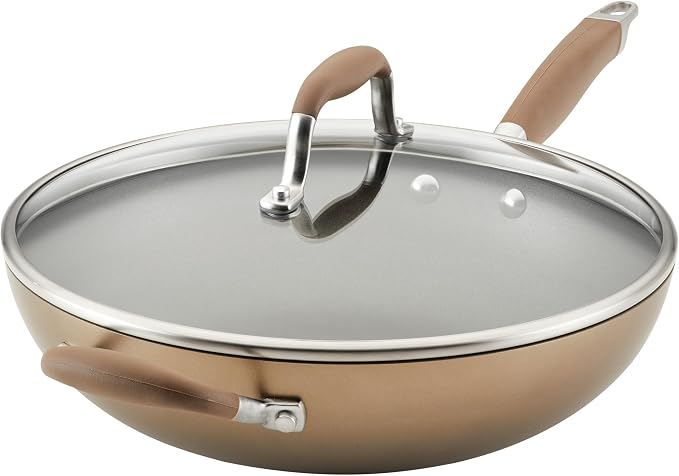 Anolon Advanced Home Hard Anodized Nonstick Deep Frying Skillet by Anolon