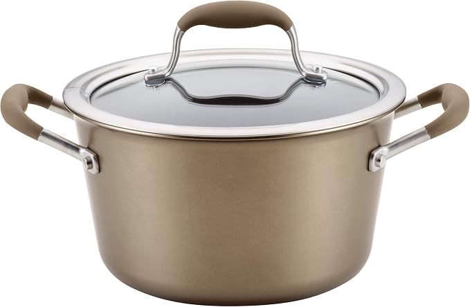 Anolon Advanced Home Hard-Anodized Nonstick Tapered Sauce Pan/Saucepot by Anolon