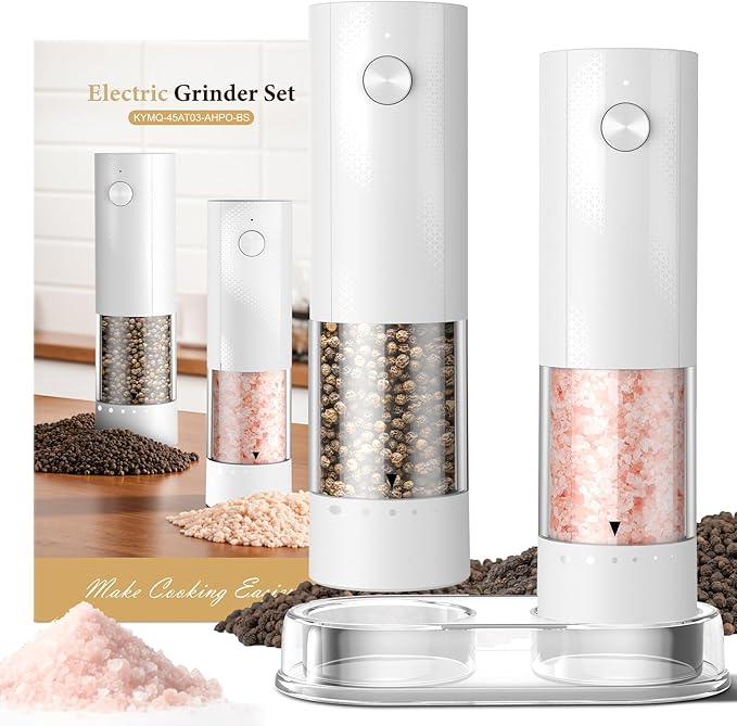 Electric Salt and Pepper Grinder Set by Unknown