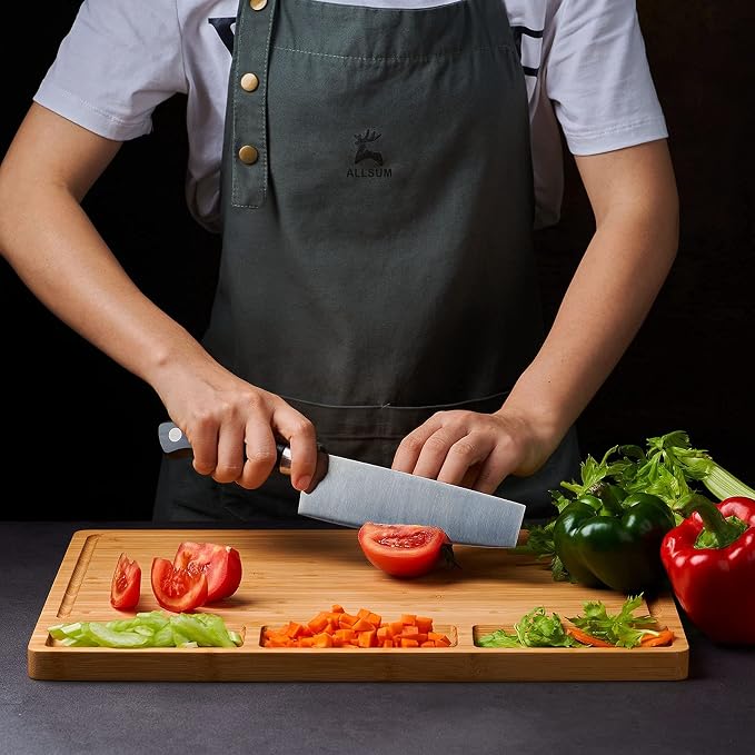 Large Bamboo Wood Cutting Board - Image 2