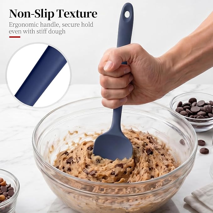 600ºF Heat Resistant Spatula, 11.34 inch High Heat Food Safe Semless Kitchen - Image 8