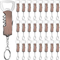 Ziliny 24 Pcs Bottle Opener Keychain Bulk Wine Bottle Beer Opener Keychain by Ziliny