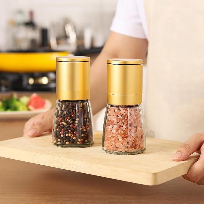 Vucchini Gold Salt and Pepper Grinder Mill - Image 8