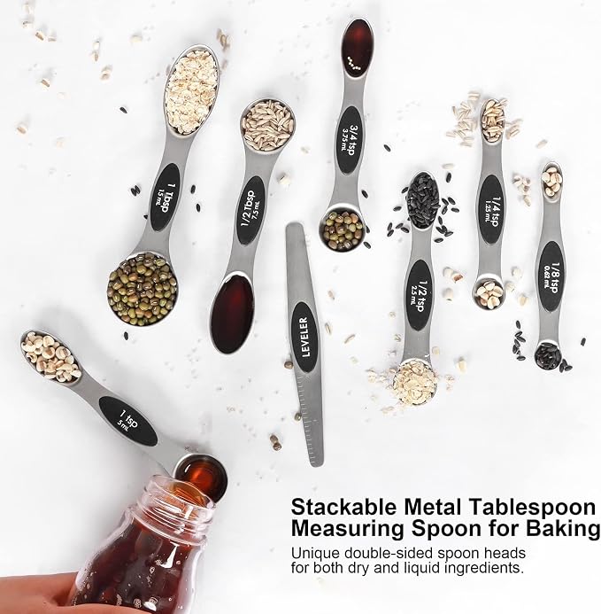 Magnetic Measuring Spoons Set - Image 5