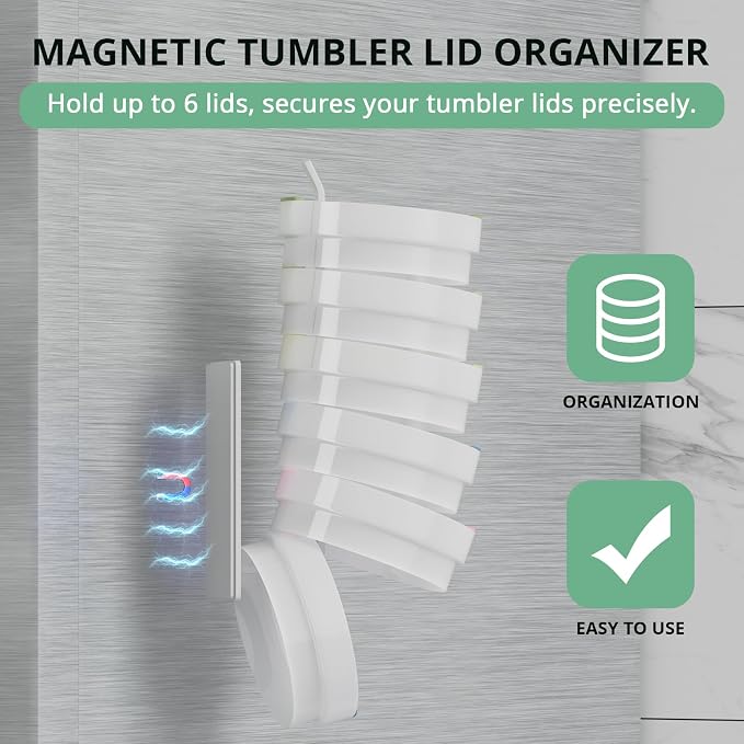 Magnetic Stanley Cup Holder for Refrigerator, Water Bottle Organizer for - Image 7