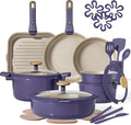 CAROTE 26 Pcs Pots and Pans Set, Nonstick Cookware Sets by CAROTE
