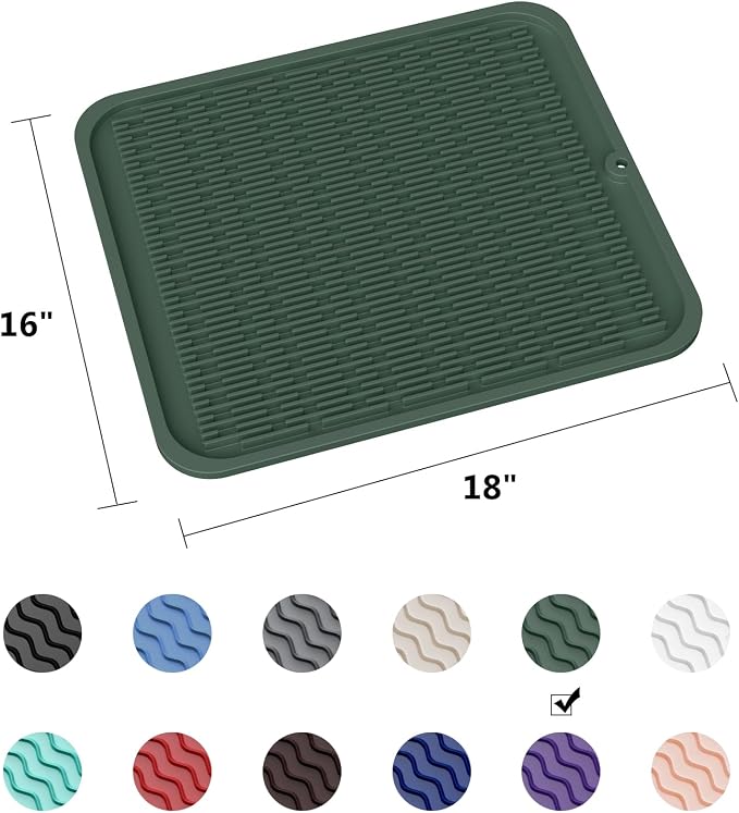 ZLR Large Silicone Dish Drying Mat - Image 6