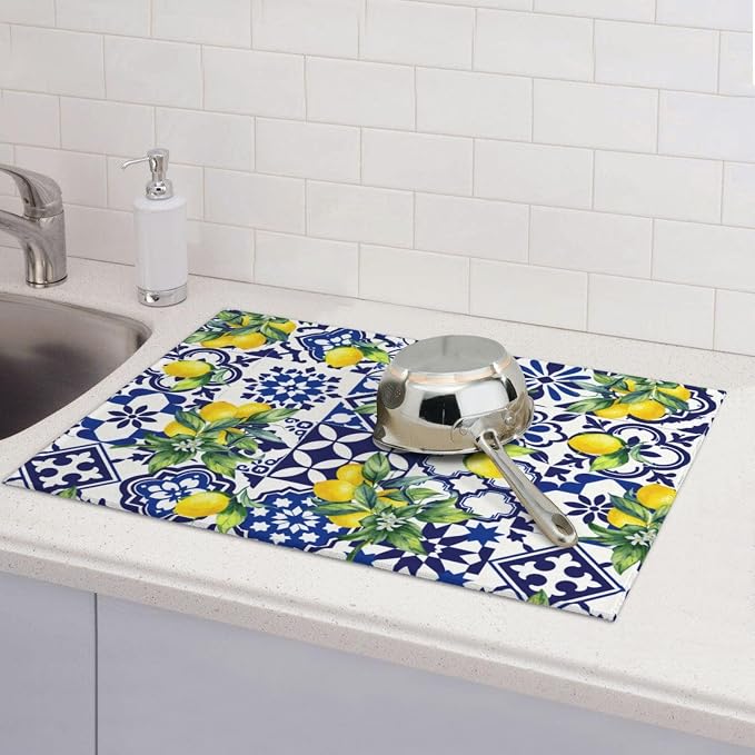 Lemon Mexican Tilt Dish Drying Mat - Image 7