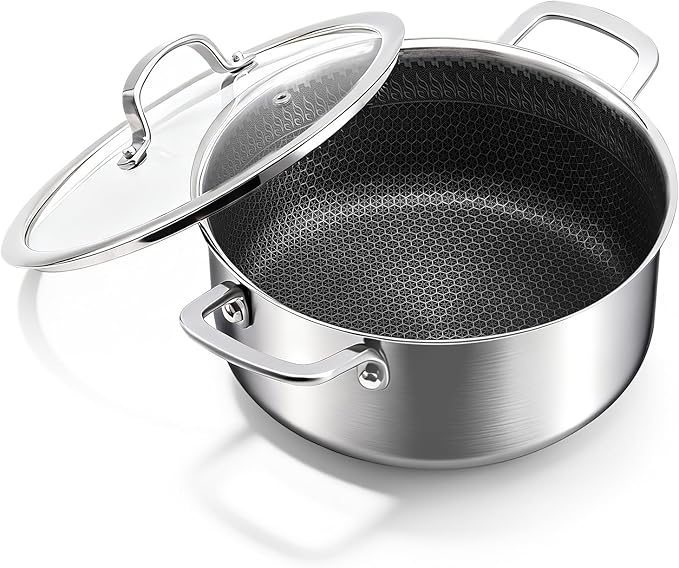 4.6 Qt Stainless Steel Stock Pot by VIVIDCOOKWARE