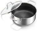 4.6 Qt Stainless Steel Stock Pot by VIVIDCOOKWARE