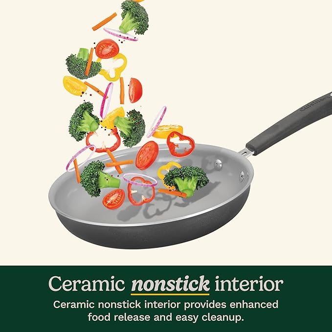 Cuisinart 11-Piece Nonstick Cookware Set, Ceramica XT - Image 3