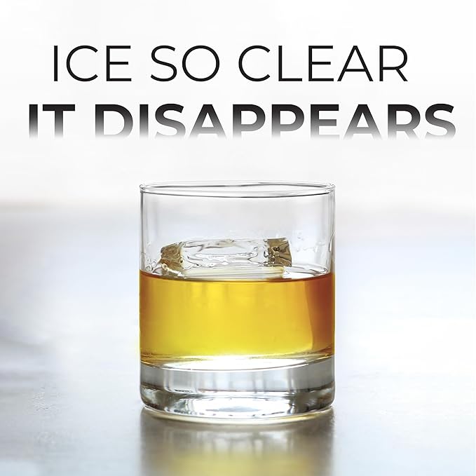 True Cubes Crystal Clear Ice Cube Maker, 4 Large 2"x2"x2" Ice Cubes - Image 3