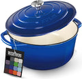 Zulay Kitchen 5 Quart Enameled Cast Iron Dutch Oven Pot by ZulayKitchen