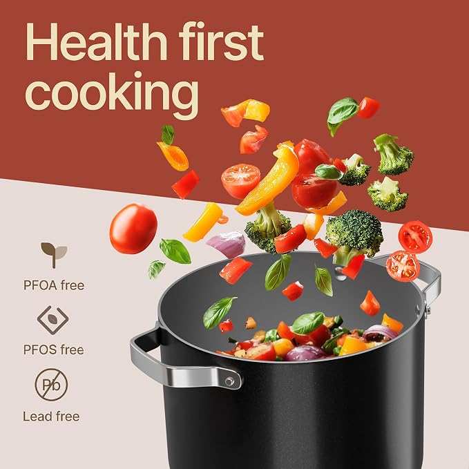 Bakken 8.5 Quart Ceramic Coated Stock Pot - Image 6