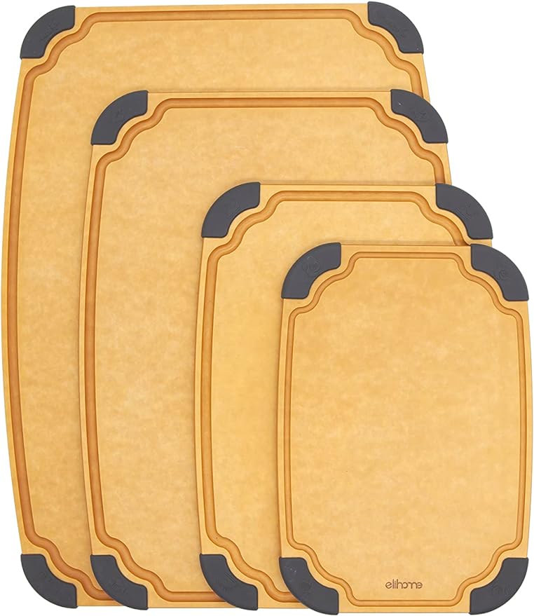 Elihome Essential Series 4-in1 Cutting Board Set by Elihome