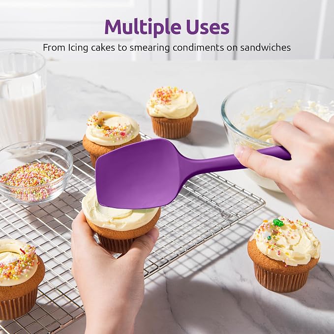 U-Taste Silicone Spoon Spatula Set, 600ºF High Heat Resistant Food Grade - Image 7