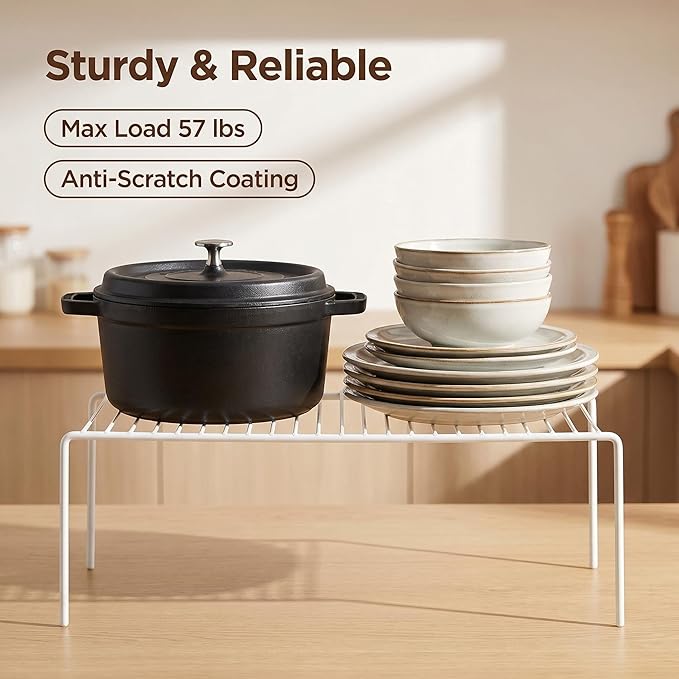 iPEGTOP Kitchen Cabinet Storage Shelf Rack - Image 6