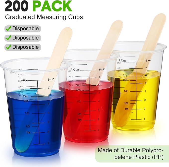 Yunsailing 200 Pack Disposable Measuring Cups - Image 4