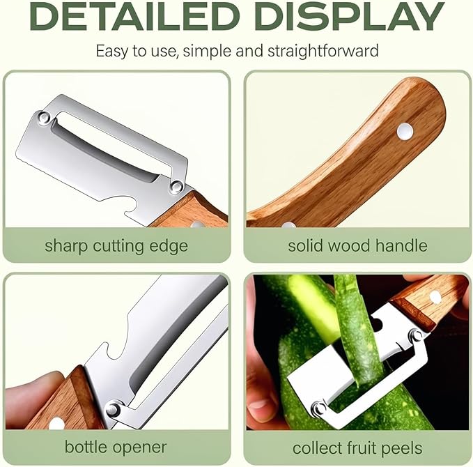 2-in-1 Multifunctional Vegetable Peeler - Image 8