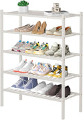 ROMGUAR CRAFT 5 Tier Bamboo Shoe Rack by ROMGUAR+CRAFT