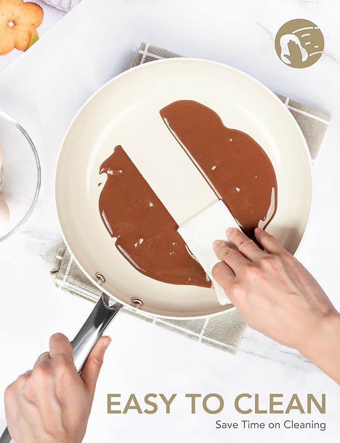 MICHELANGELO 12 Inch Frying Pan - Image 5