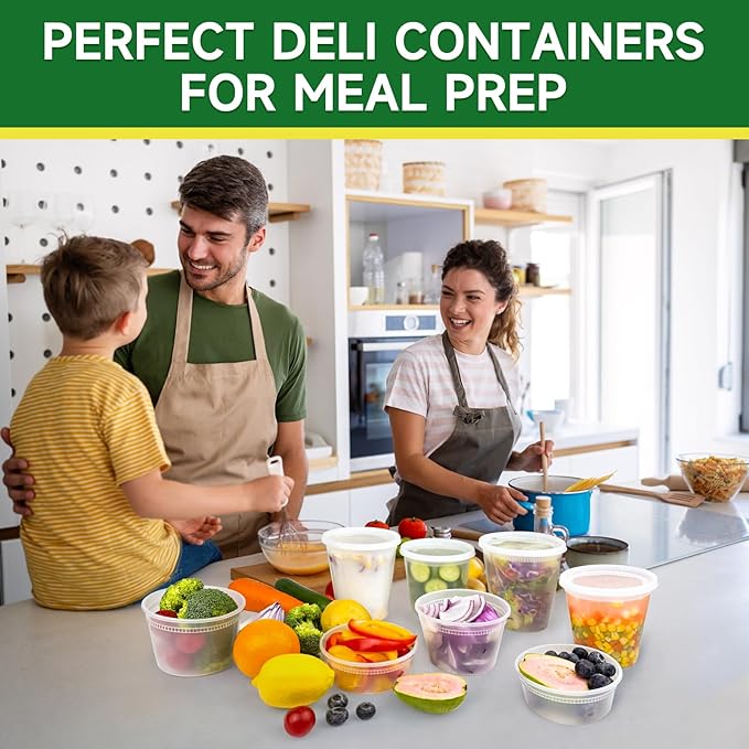 Dealusy 50 Set 16 oz Deli Containers - Image 6