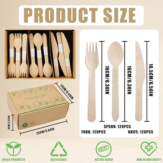 Wooden Utensils Set - Image 3