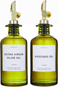 Verspace UV-Protected Green Glass Olive Oil Dispenser Bottles by Verspace