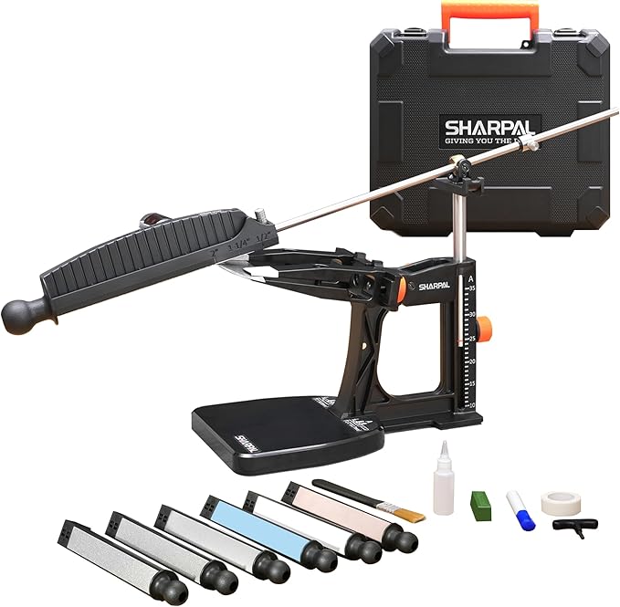 SHARPAL 202H Precision Knife Sharpening System–Adjustable Angle 10–35° Knife by SHARPAL