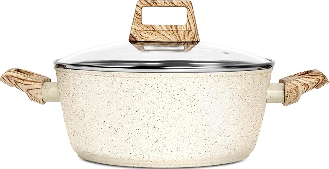 MICHELANGELO 4.3 Quart Nonstick Soup Pot by Michelangelo