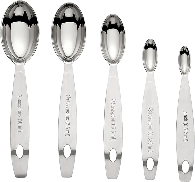 CUISIPRO Odd-Size Measuring Spoon SS 5pc Set by Cuisipro