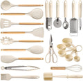 CAROTE 22pcs Silicone Cooking Utensils Set, 446°F Heat Resistant Kitchen by CAROTE