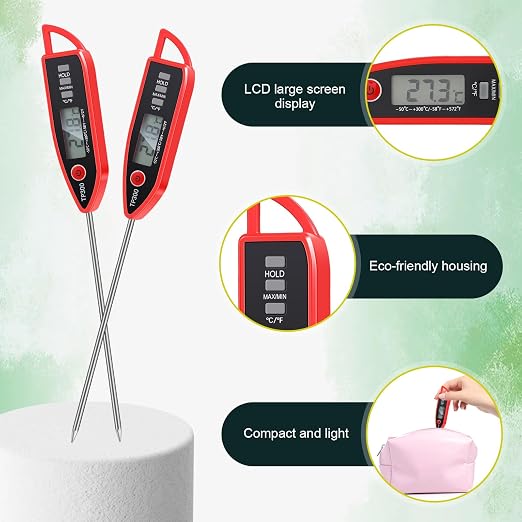 Copkim 12 Set Waterproof Food Thermometer - Image 3
