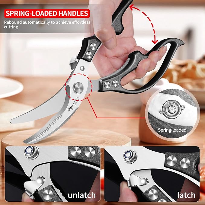 MAD SHARK Professional Heavy Duty Poultry Shears - Image 5