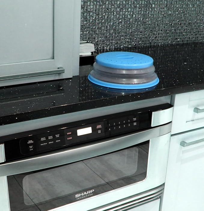 Dependable Industries' 2-in-1 Collapsible Microwave Splatter Guard Cover & - Image 5