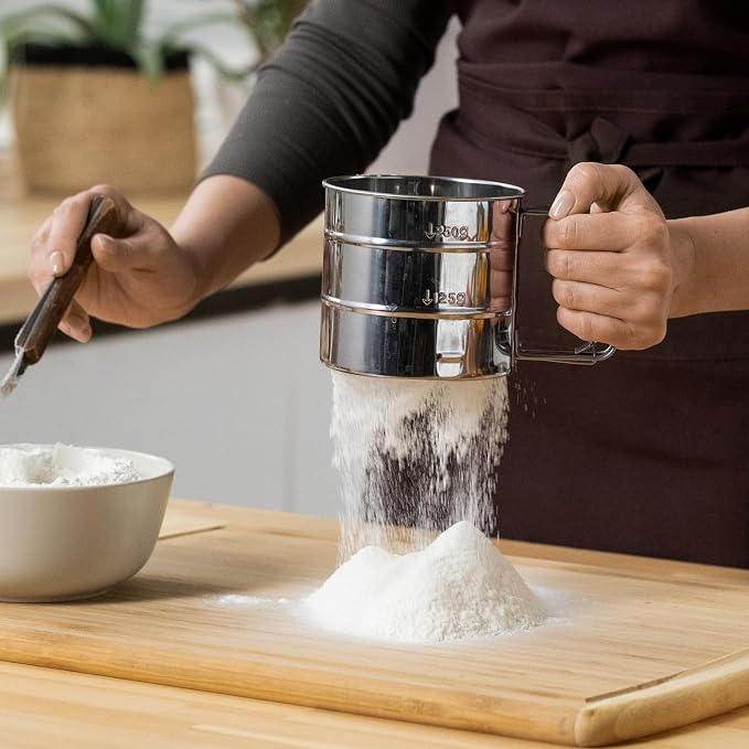 Flour Sifter, Stainless Steel Sifter - Image 6