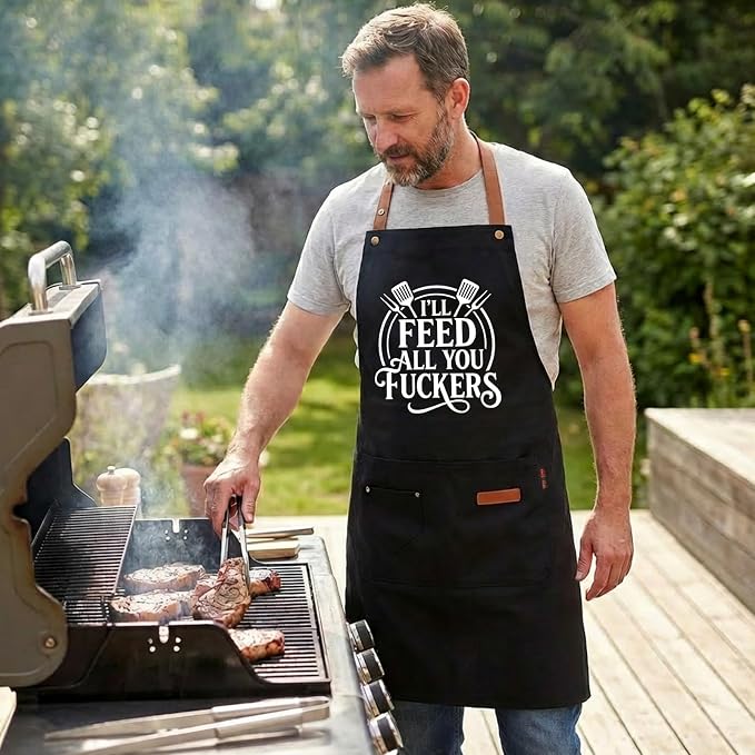 INNORU I'll Feed All You Fuckers Sign Apron - Image 7