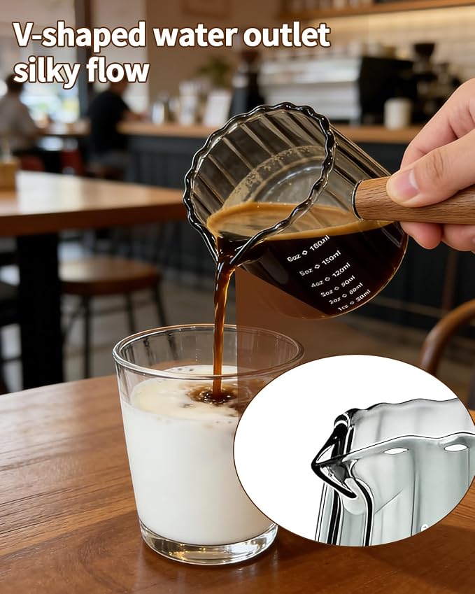 Espresso Measuring Cup 6 Oz, Espresso Glass Cups - Image 5