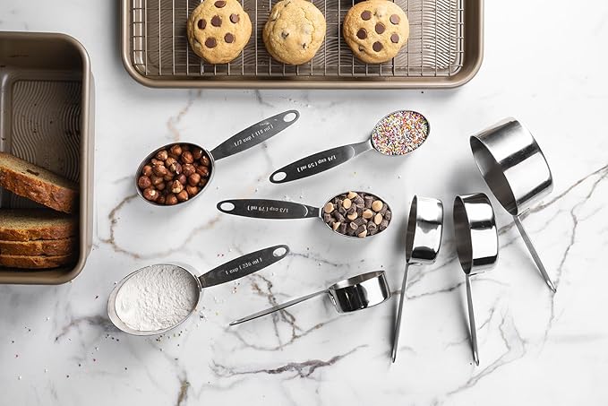 Cuisipro Stainless Steel Measuring Cup Set - Image 4