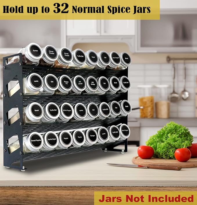 4 Tier Countertop Spice Rack Organizer - Image 3