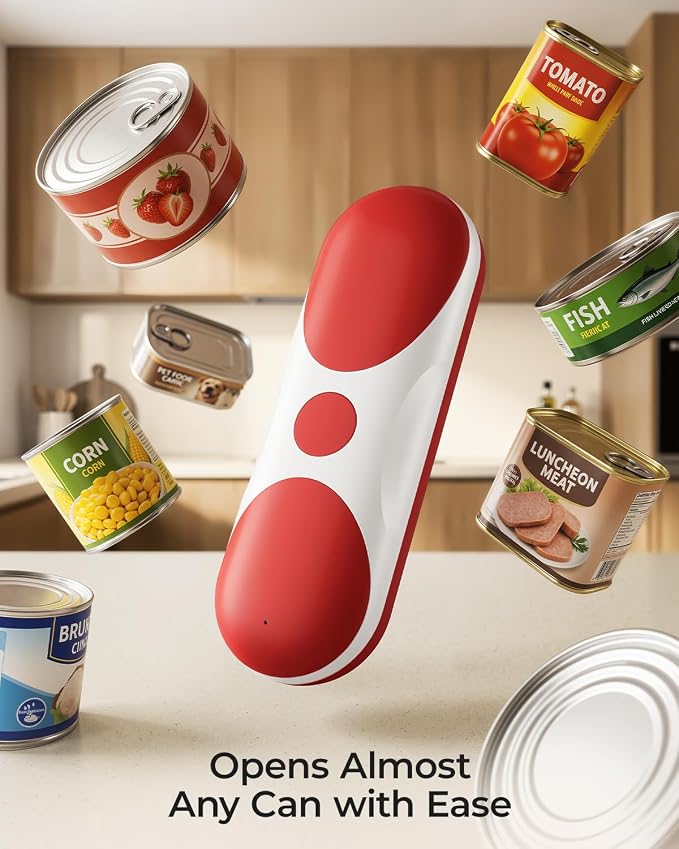 Electric Can Opener, One-Touch Automatic Can Opener, USB Rechargeable Electric - Image 7