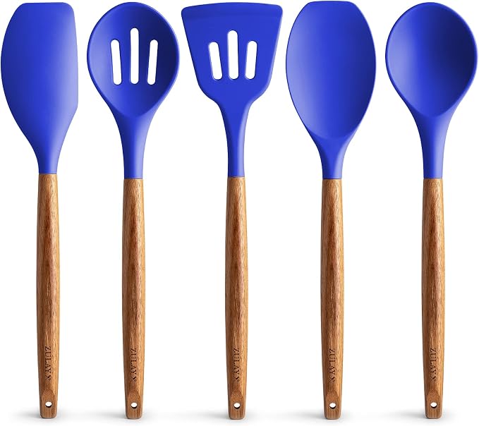 Zulay Kitchen Non-Stick Silicone Cooking Utensils Set by ZulayKitchen