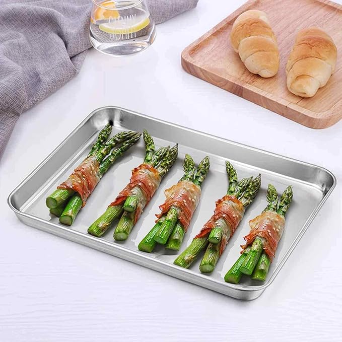 TeamFar 9'' x 7'' x 1'' Toaster Oven Pan - Image 7