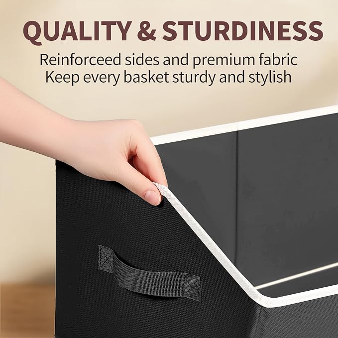 Homsorout Storage Bins for Shelves - Image 6
