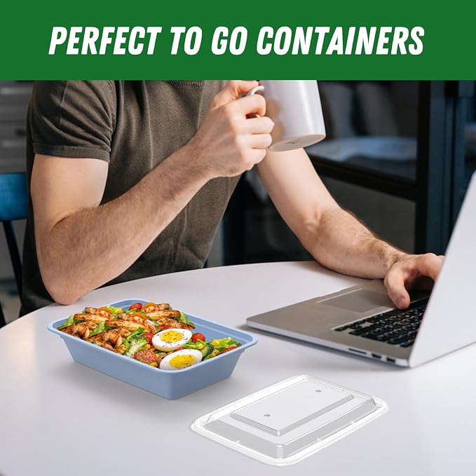 50 Pack 32 oz Meal Prep Containers Reusable - Image 7